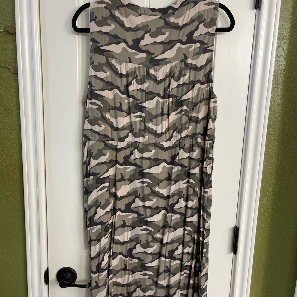 Camouflage Sleeveless Dress